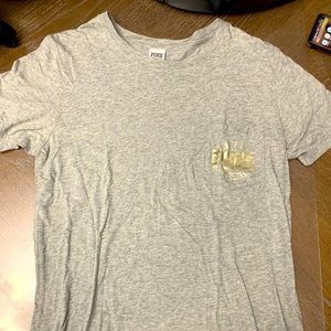 Victorias Secret Pink Grey Tshirt